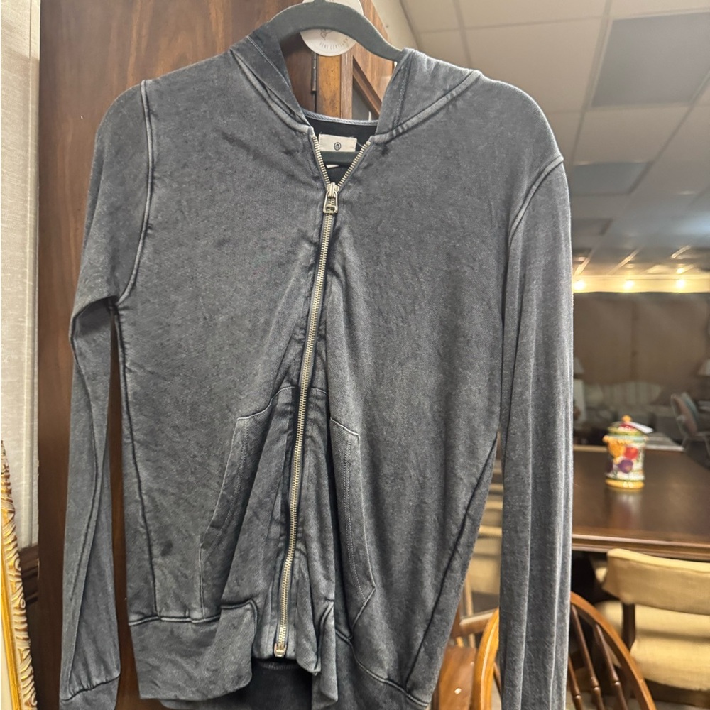 Sundry Charcoal Zip-Up Jacket